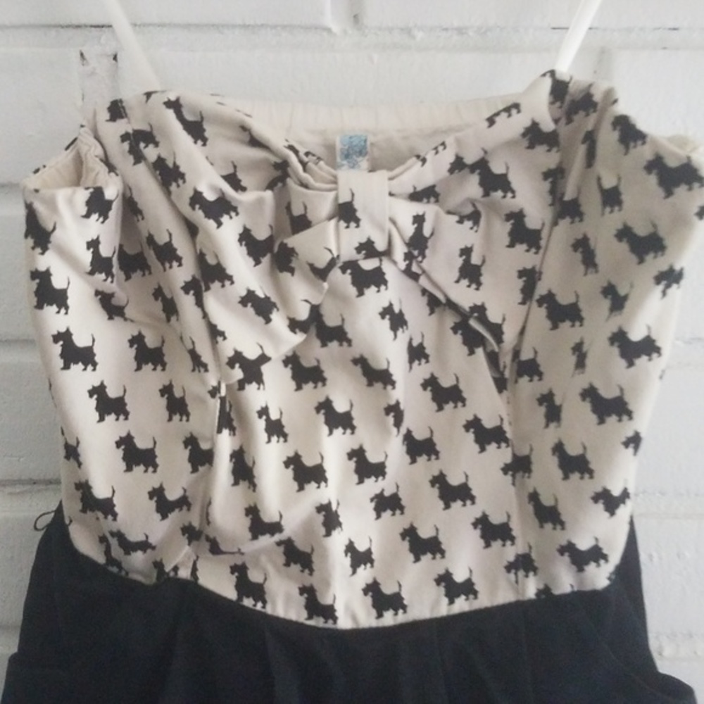Anthro Maeve Scottie Dog romper - Picture 4 of 7